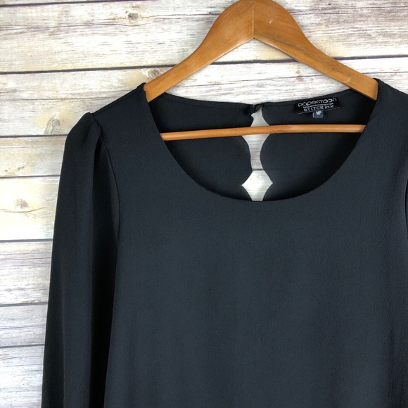 Stitch Fix | Violeta Scalloped Open Back Top Sz MP - Picture 4 of 8